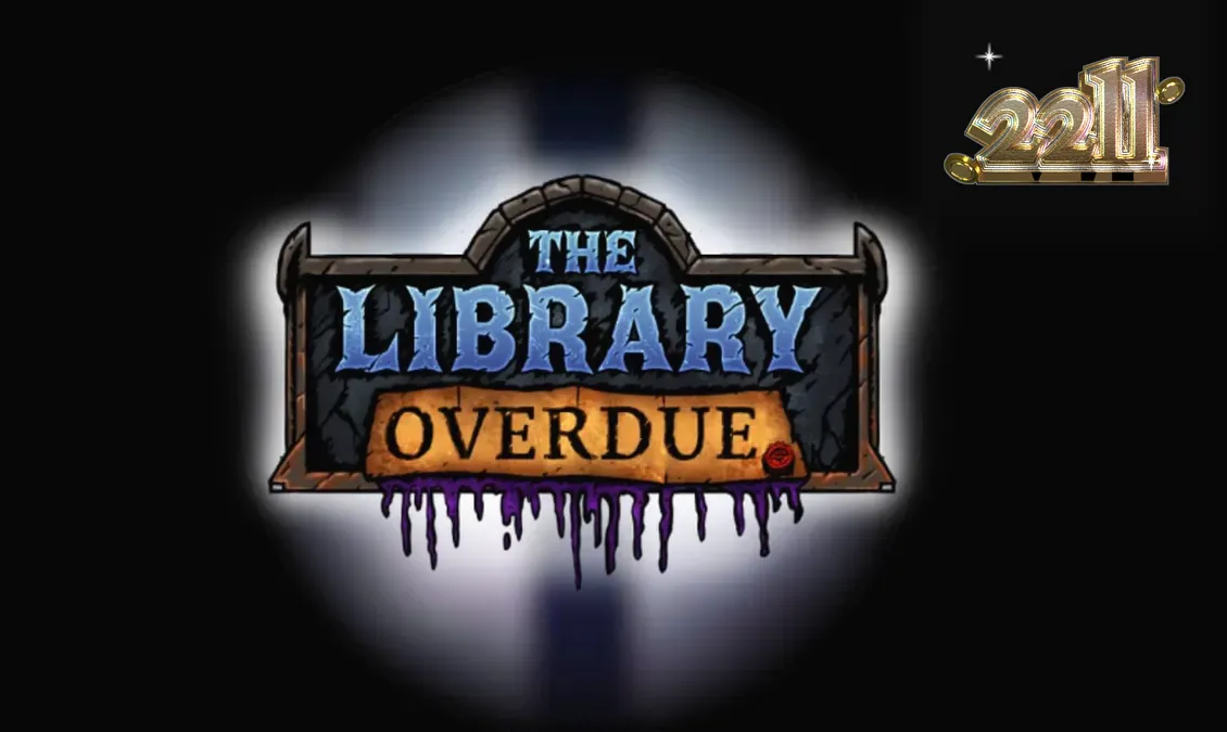 Cena gótica e misteriosa do jogo de slot The Library Overdue